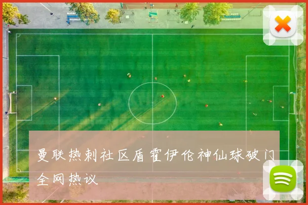 曼联热刺社区盾霍伊伦神仙球破门全网热议